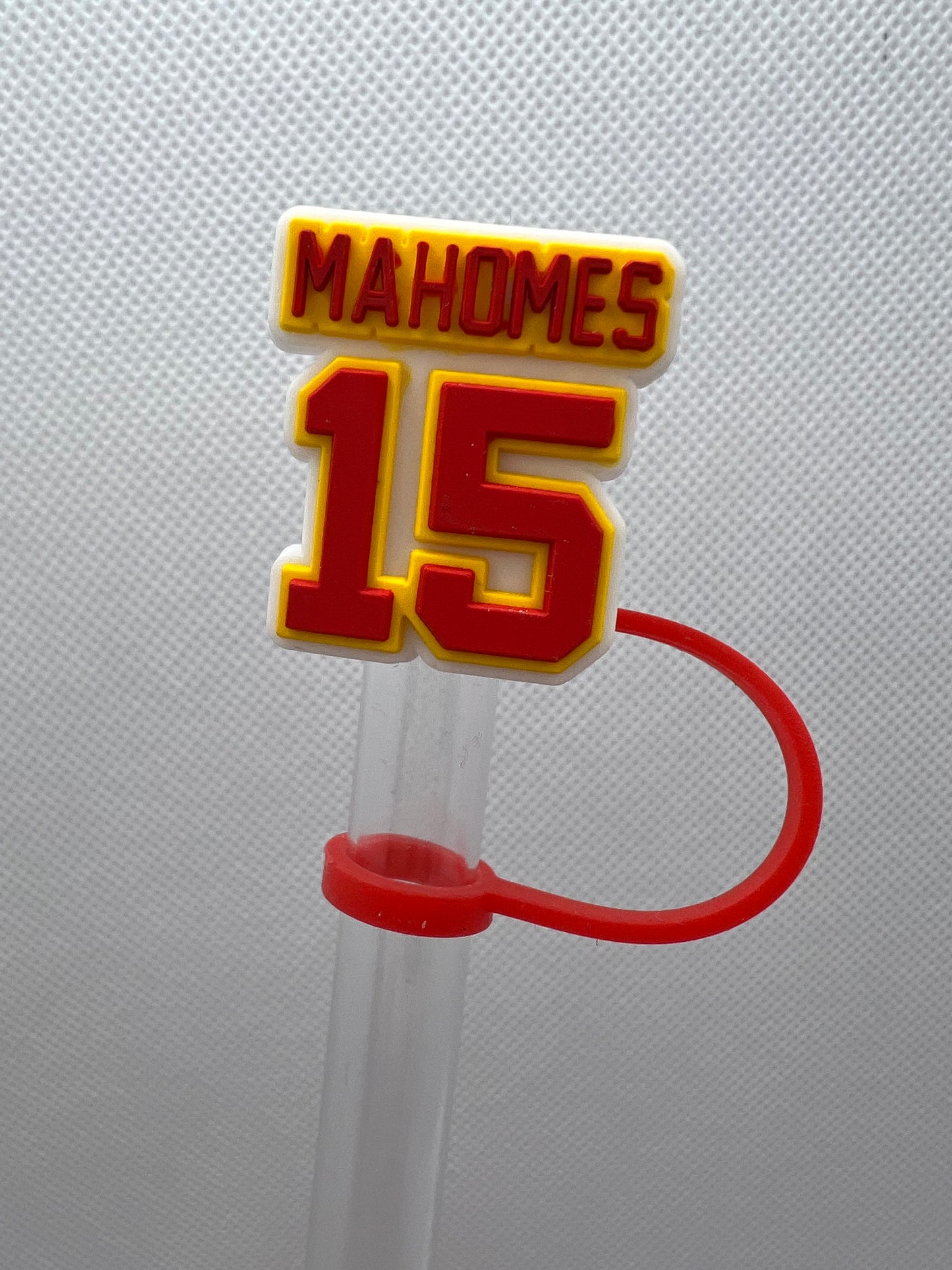 Chiefs 15 Silicone Straw Topper 10mm