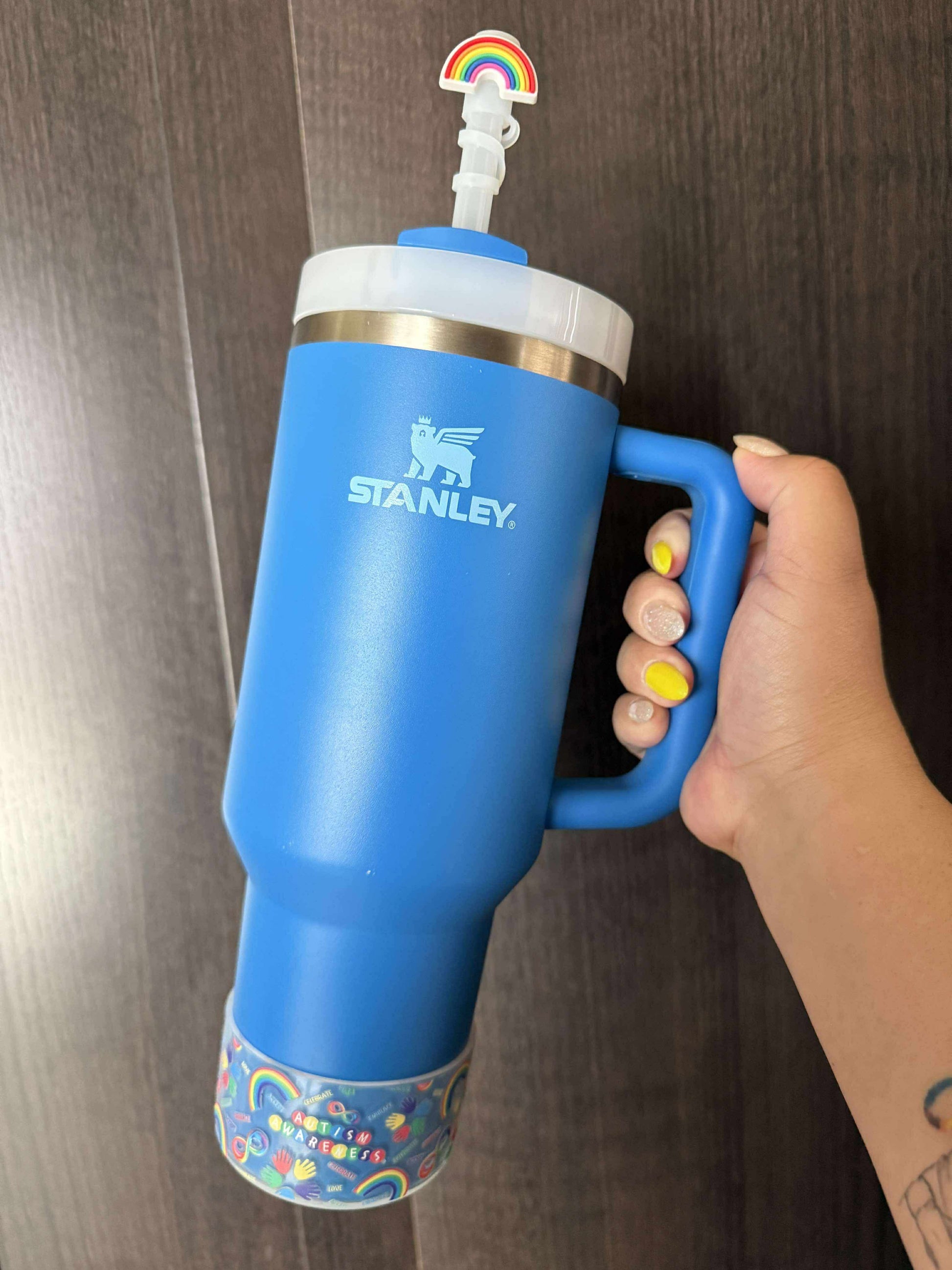 Autism Awareness Clear 3D Silicone Tumbler Boot