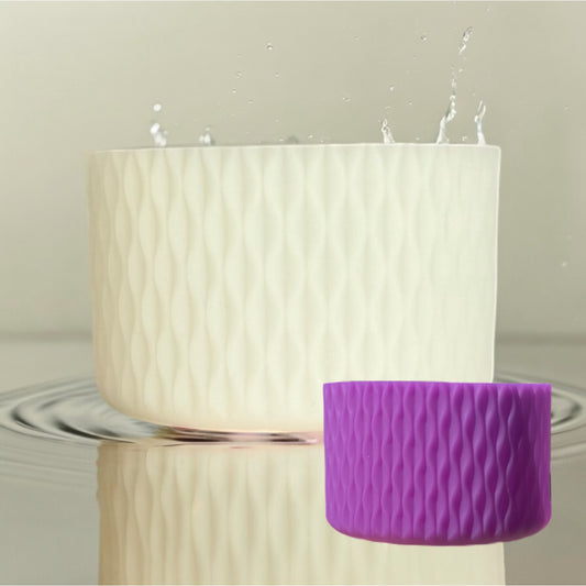 Purple Color Change WAVES Silicone Tumbler Boot