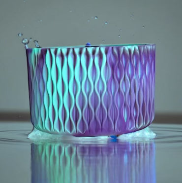 Tiffany Purple WAVES Silicone Tumbler Boot